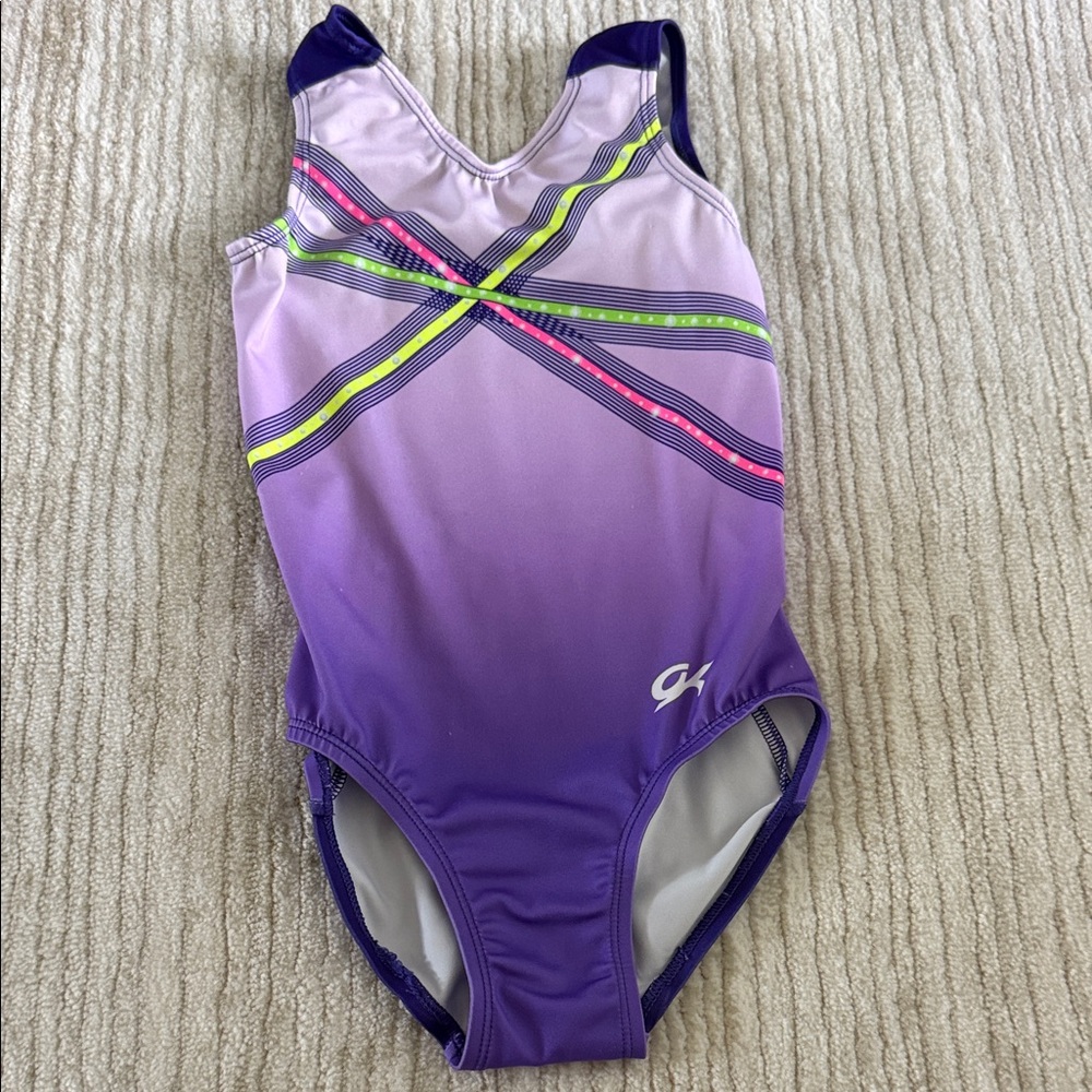 GK purple gymnastics leotard